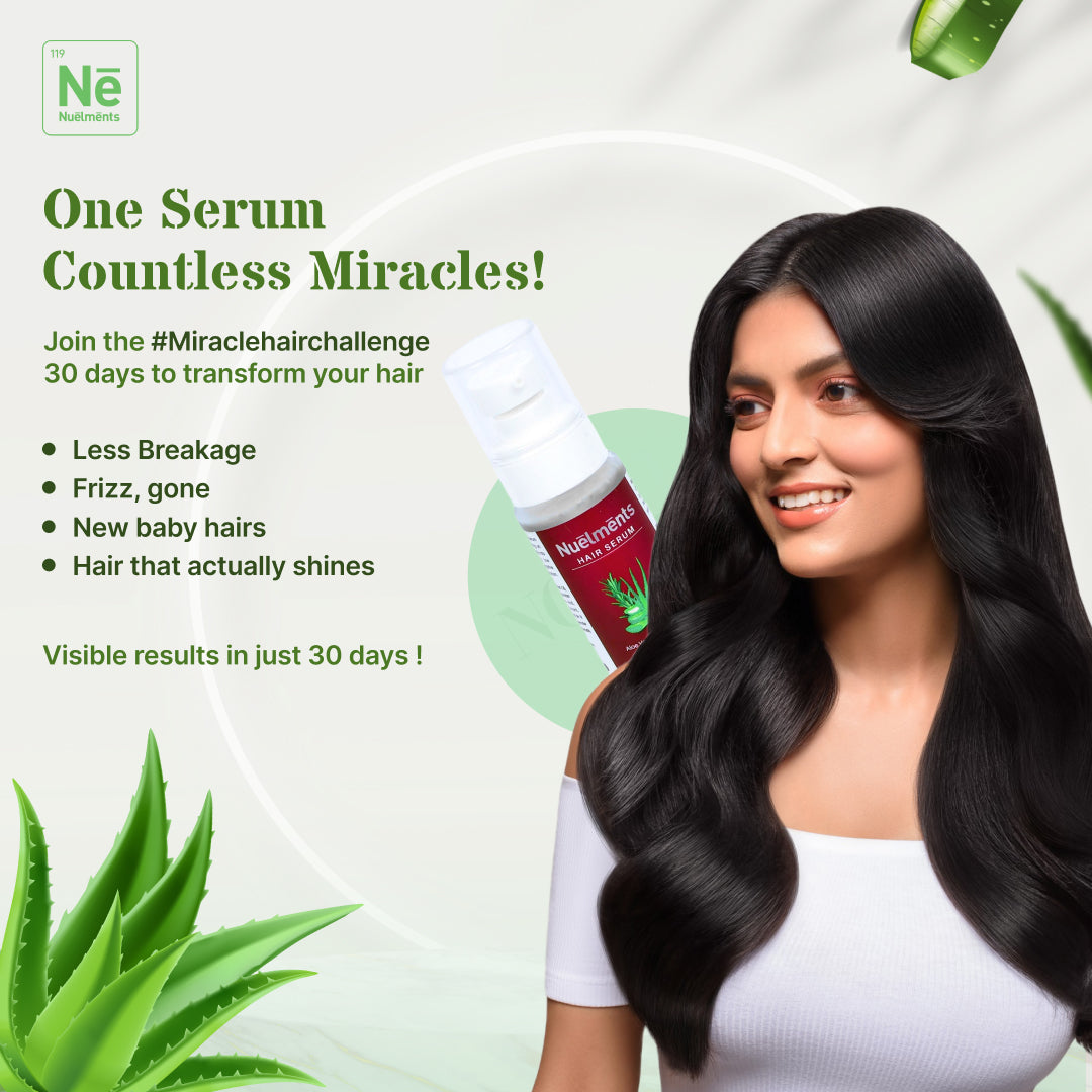 Nuelments Hair Serum Aloe Vera & Rosemary Oil