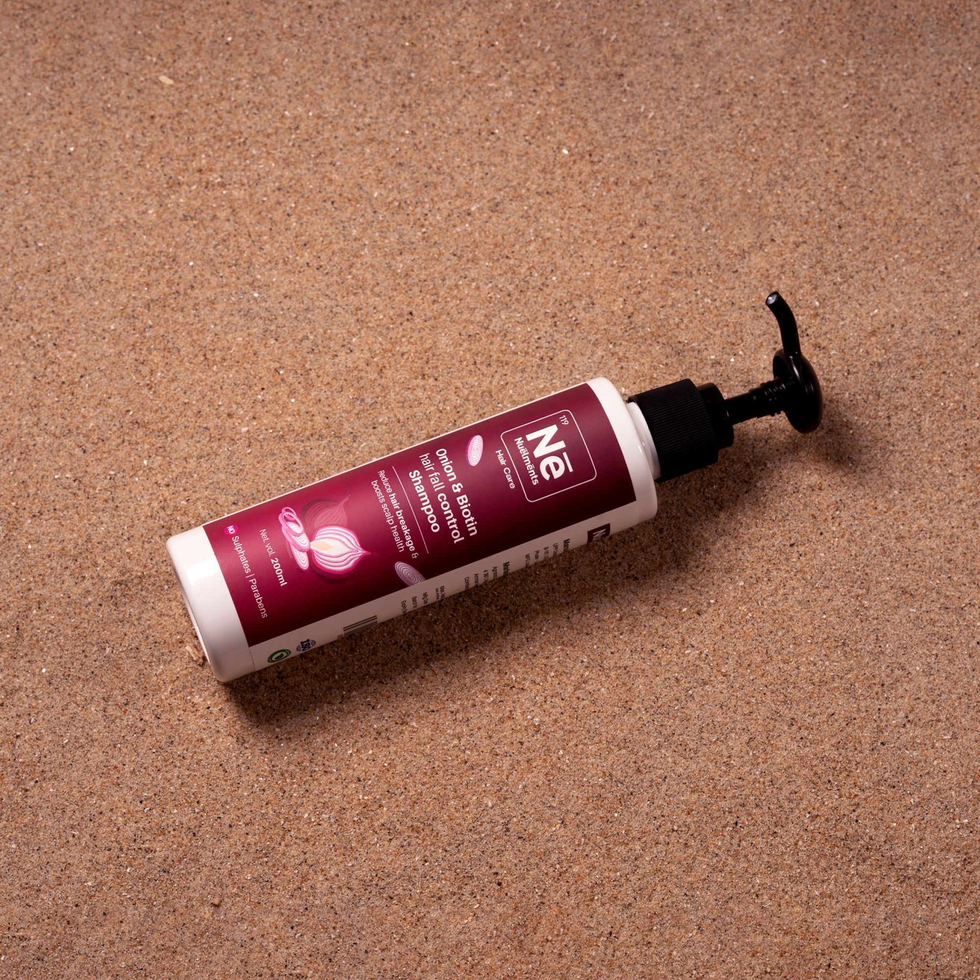 Nuelments Onion & Biotin Shampoo for Anti Hair Fall & Hair Growth