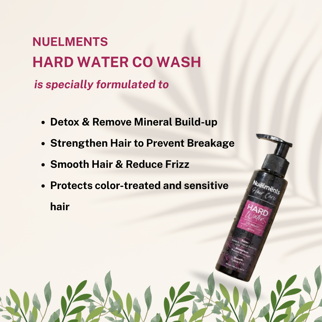 Hard Water Co-Wash | Defense Against Hard Water, Chlorine & Mineral Damage | For Curly, Dry & Damaged Hair