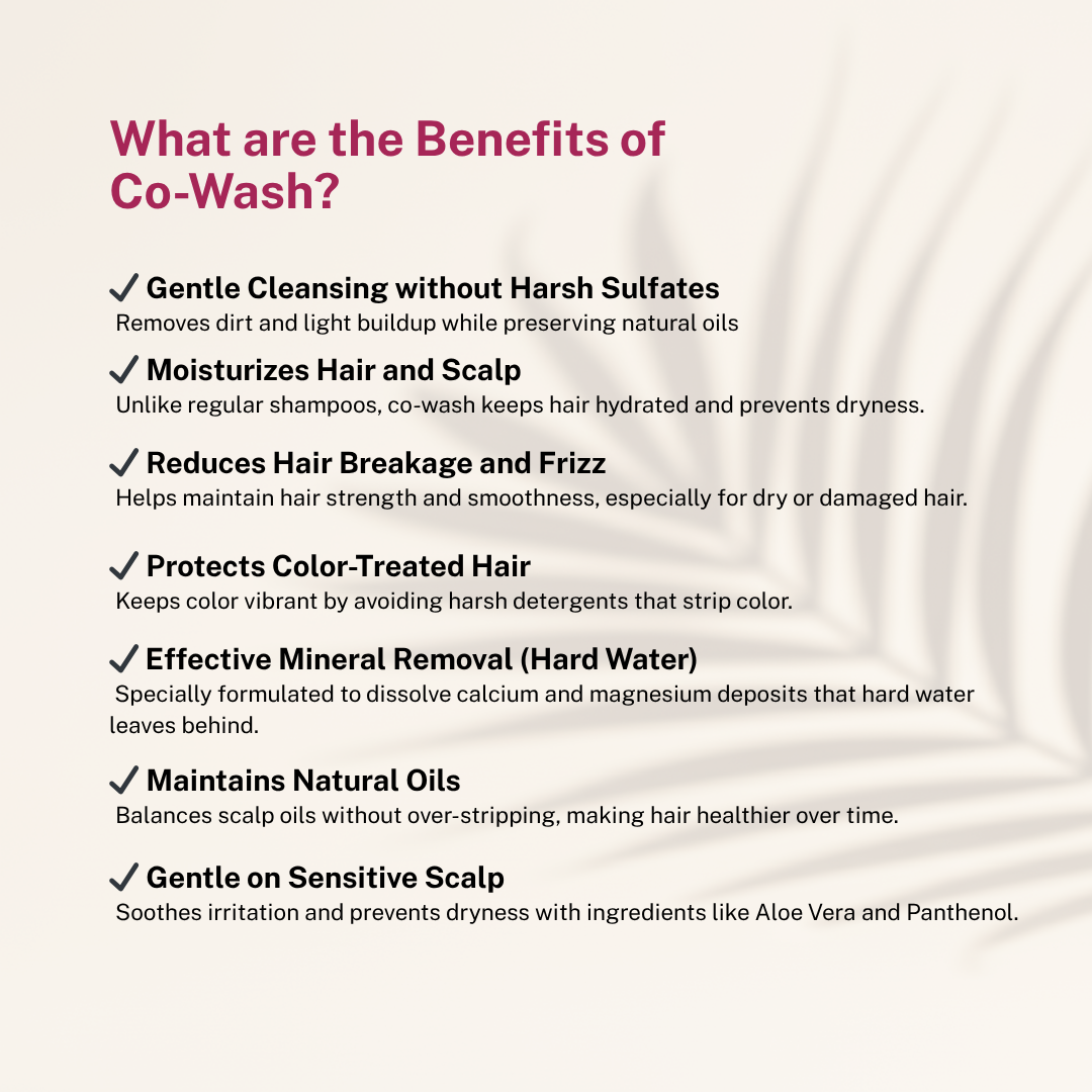 Hard Water Co-Wash | Defense Against Hard Water, Chlorine & Mineral Damage | For Curly, Dry & Damaged Hair