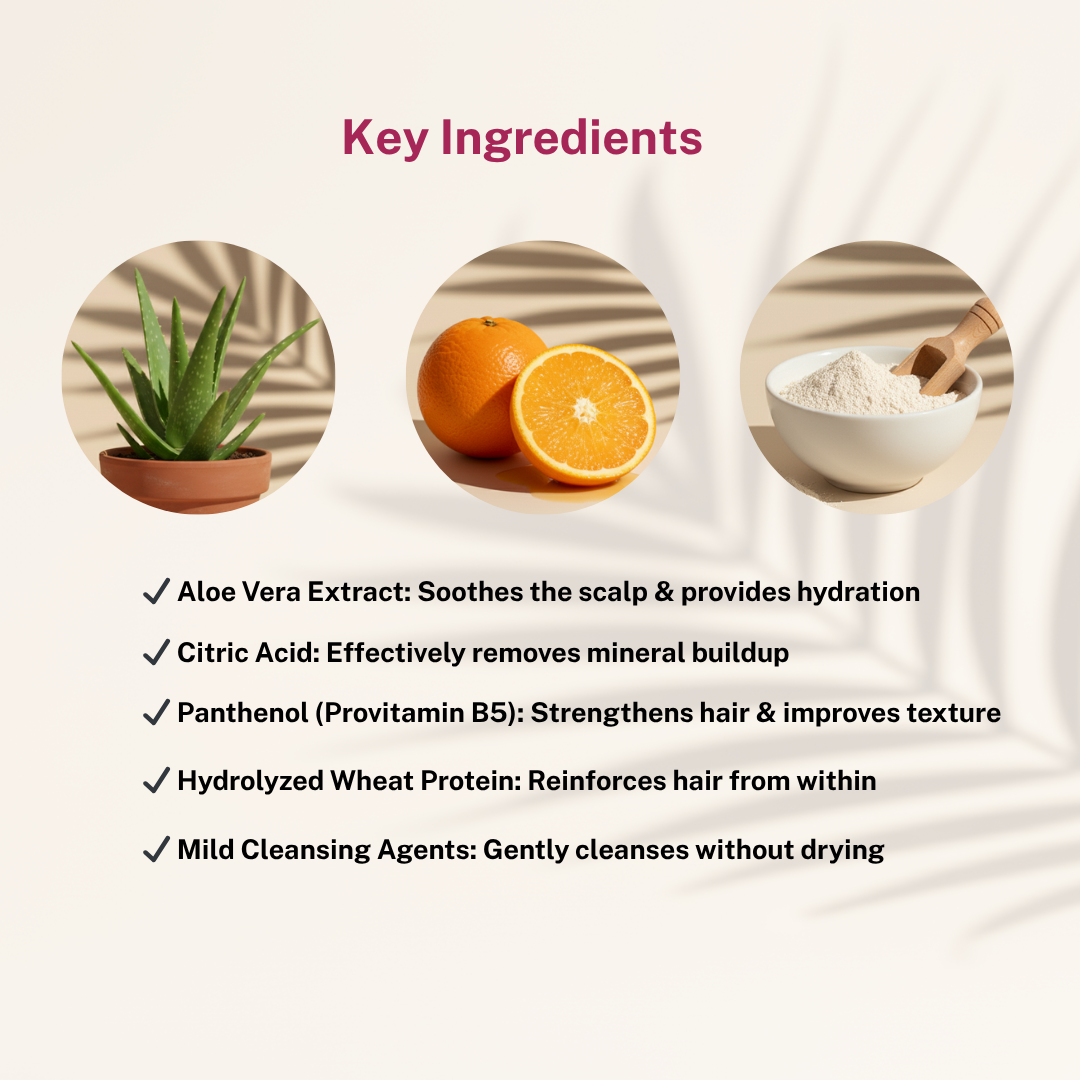 Hard Water Co-Wash | Defense Against Hard Water, Chlorine & Mineral Damage | For Curly, Dry & Damaged Hair