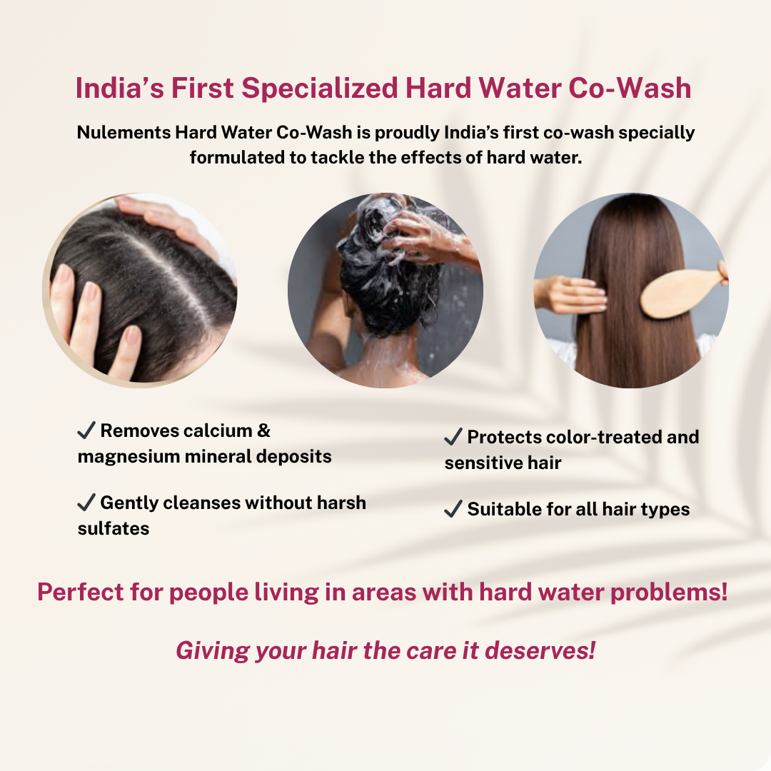 Hard Water Co-Wash | Defense Against Hard Water, Chlorine & Mineral Damage | For Curly, Dry & Damaged Hair