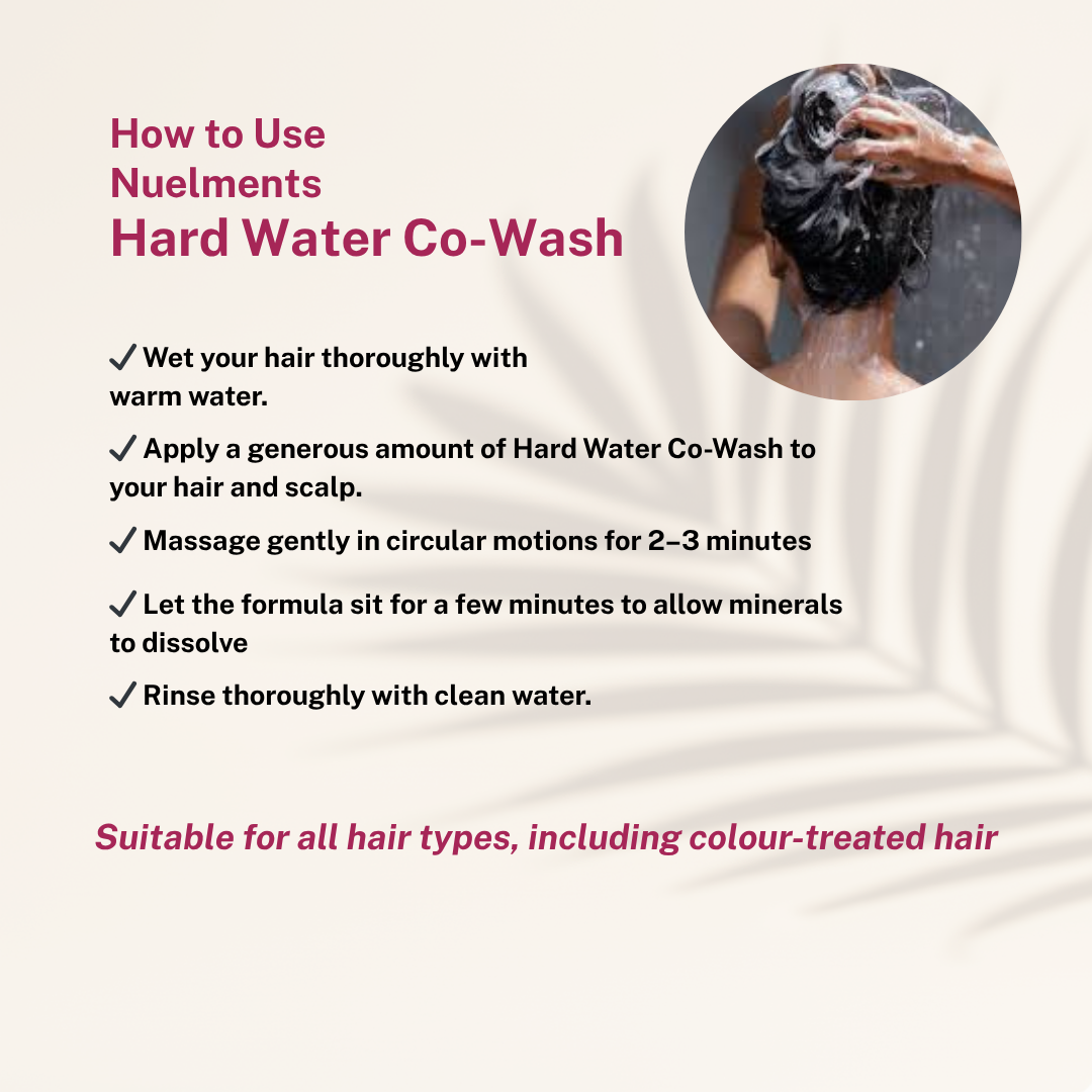 Hard Water Co-Wash | Defense Against Hard Water, Chlorine & Mineral Damage | For Curly, Dry & Damaged Hair