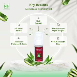 Nuelments Hair Serum Aloe Vera & Rosemary Oil - Image 3