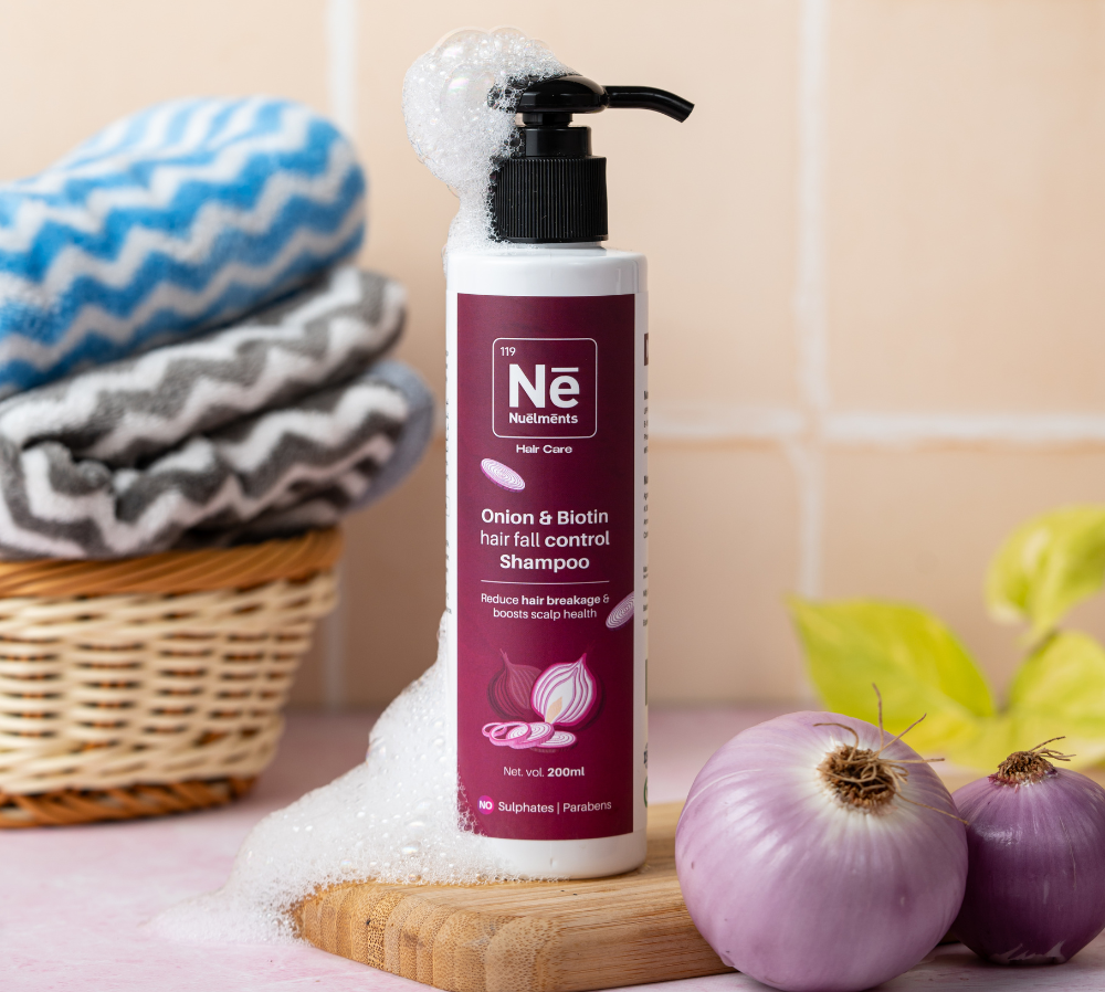 onion and biotin fall control shampoo